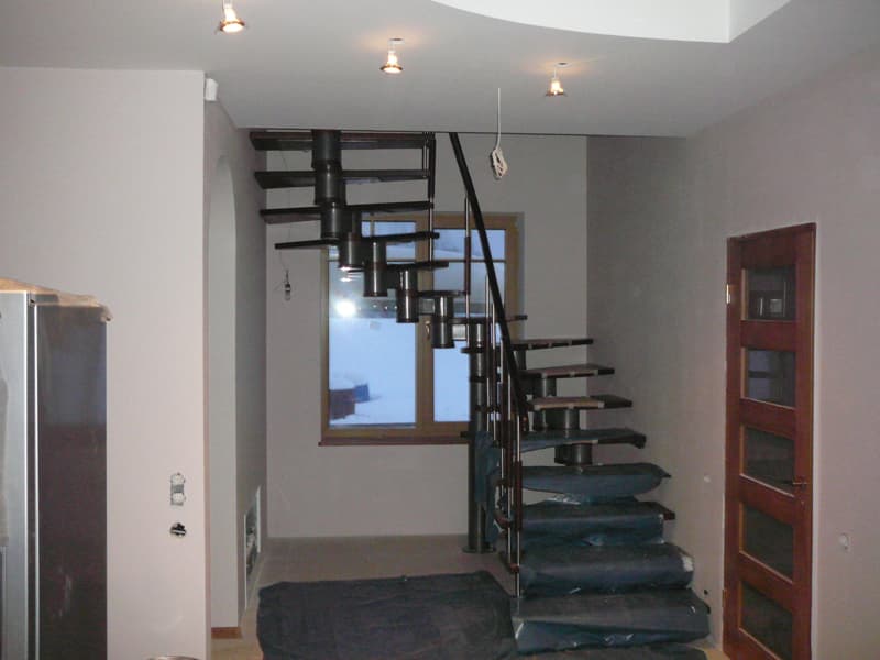 Double Stringer Steel Staircases