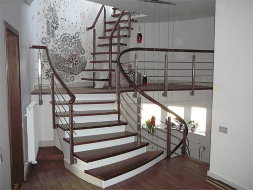 Stairs on Concrete Base